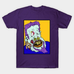 Mr. Ugly with rat friend resting on shoulder T-Shirt